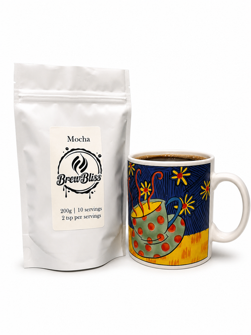 Brew Bliss - Coffee & Tea Flavor Booster, Mocha 200g (BETA)